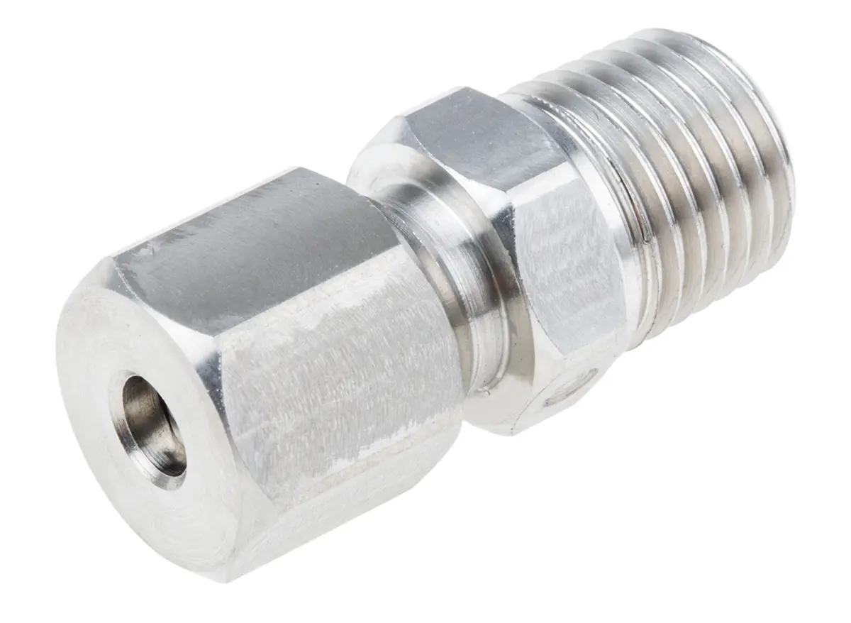 Produktfoto 1 von RS PRO 1/4 NPT Quetschverschraubung für Thermoelement oder PRT-Sonde