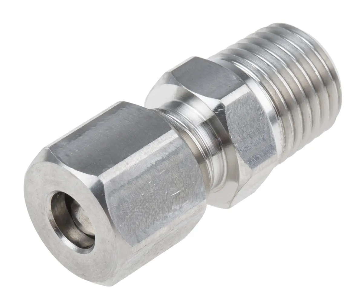 Produktfoto 1 von RS PRO 1/4 NPT Quetschverschraubung für Thermoelement oder PRT-Sonde