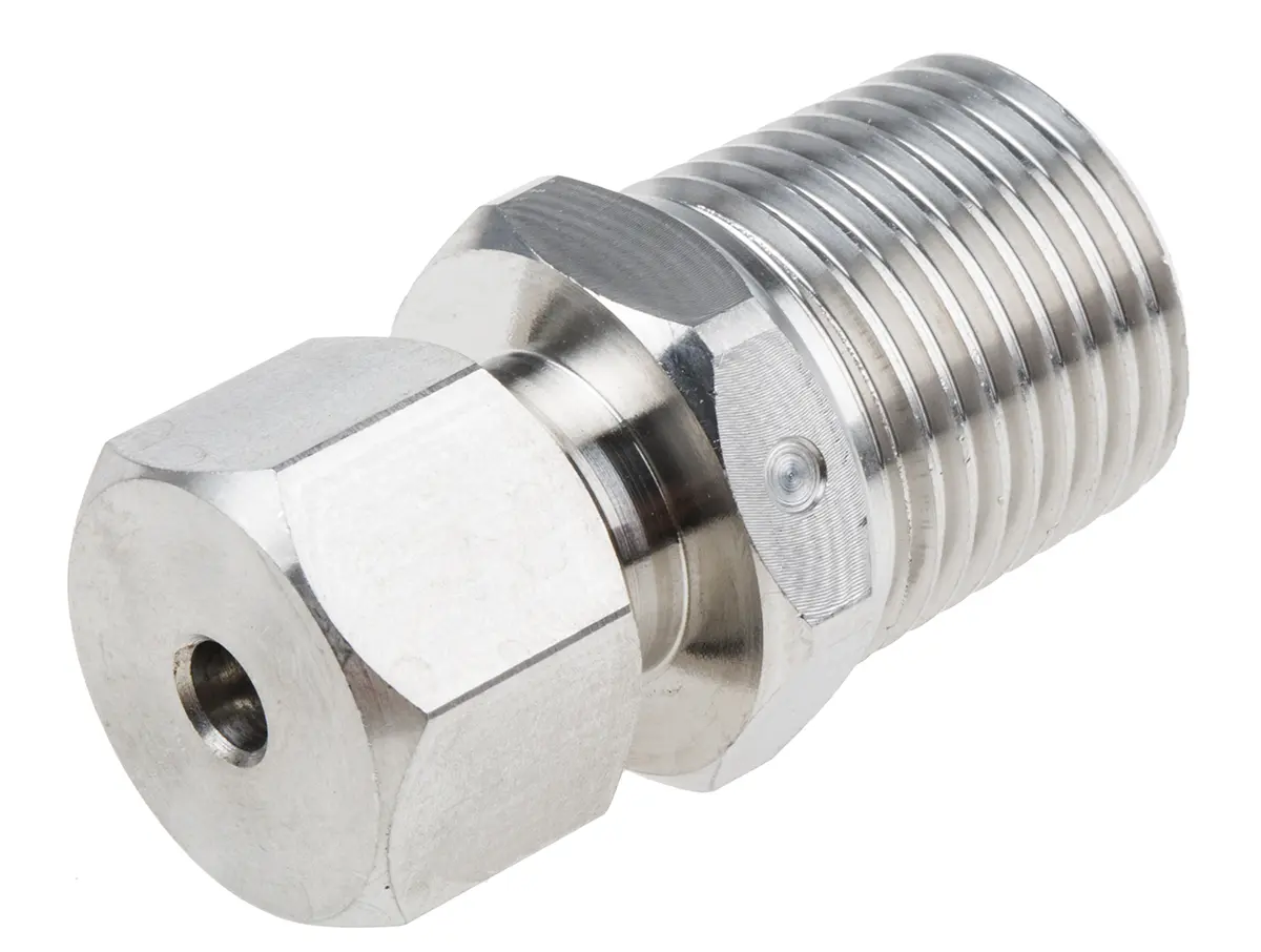 Produktfoto 1 von RS PRO 1/2 NPT Quetschverschraubung für Thermoelement oder PRT-Sonde