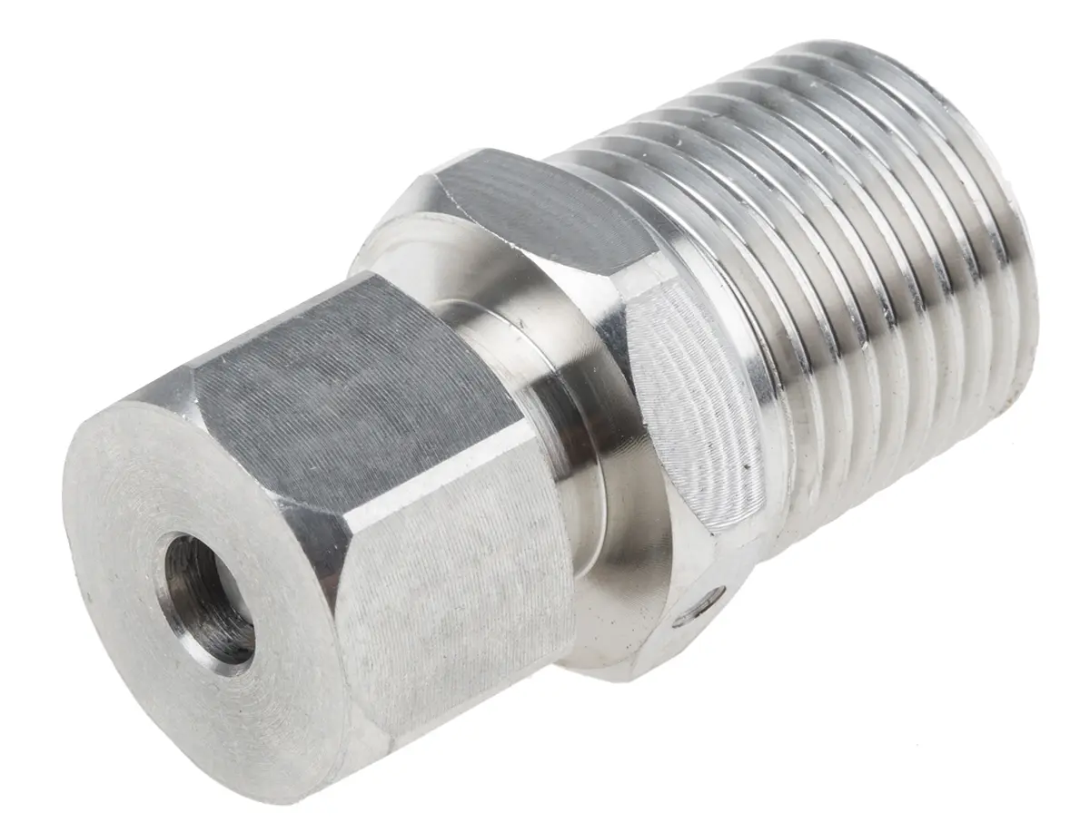Produktfoto 1 von RS PRO 1/2 NPT Quetschverschraubung für Thermoelement oder PRT-Sonde