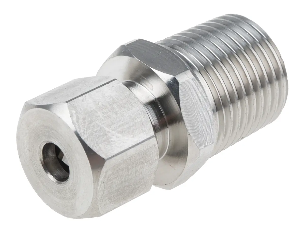 Produktfoto 1 von RS PRO 1/2 NPT Quetschverschraubung für Thermoelement oder PRT-Sonde