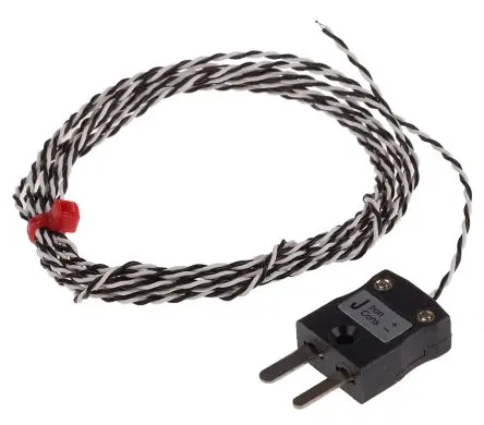 RS PRO RS125/0816 Polytetrafluorethylen Thermoelement mit offener Messstelle Typ J x 2 m -75 °C → 260 °C