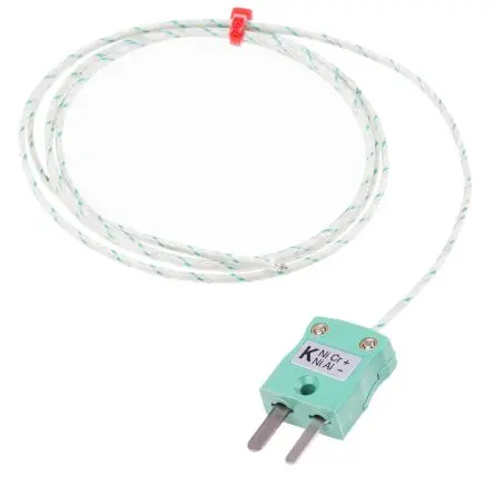 RS PRO Glasfaser Thermoelement mit offener Messstelle Typ K x 1 m 60 °C → 400 °C