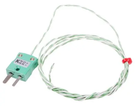 Produktfoto 1 von RS PRO Perfluoralkoxyalkan Thermoelement mit offener Messstelle Typ K x 1 m -75 °C → 250 °C
