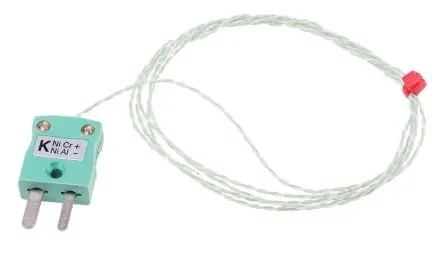 Produktfoto 1 von RS PRO Perfluoralkoxyalkan Thermoelement mit offener Messstelle Typ K, Ø 1 mm x 1 m -75 °C → 250 °C
