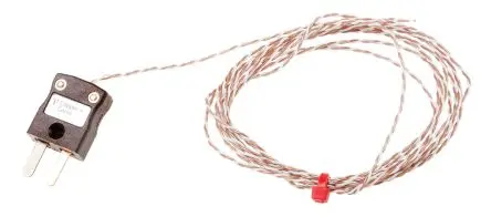 Produktfoto 1 von RS PRO Perfluoralkoxyalkan Thermoelement mit offener Messstelle Typ T, Ø 1 mm x 2 m -75 °C → 250 °C
