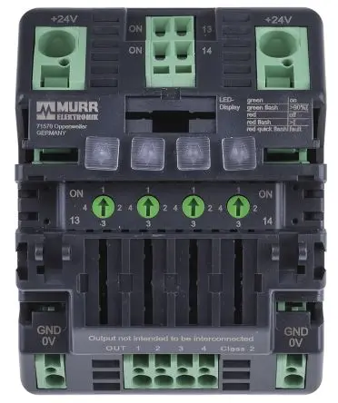 Produktfoto 1 von Murrelektronik Limited MICO Elektronischer Schutzschalter 24V 4, 1A, 4 A DIN-Hutschiene x 70mm