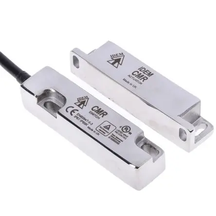 Produktfoto 1 von IDEM CMR Magnetisch 5-m-Kabel Berührungsloser Sicherheitsschalter 24V dc aus Edelstahl 316, 2 Öffner, Magnetisch