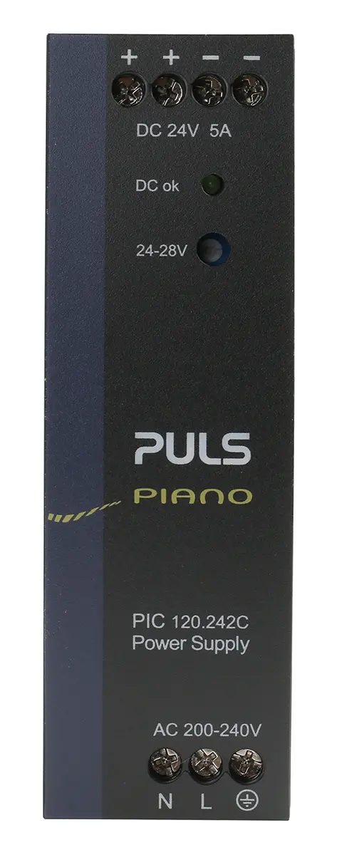 Produktfoto 1 von PULS PIANO DIN-Schienen Netzteil Getaktet 24V dc / 5A 120W 230V ac