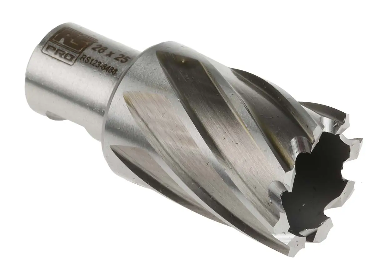 Produktfoto 1 von RS PRO HSS Magnetischer Bohreinsatz 1-schneidig, Ø 28 mm