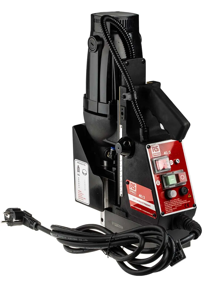 Produktfoto 1 von RS PRO RSPRO40/2 Netz Magnetbohrmaschine 230V Bürstenmotor 1100W
