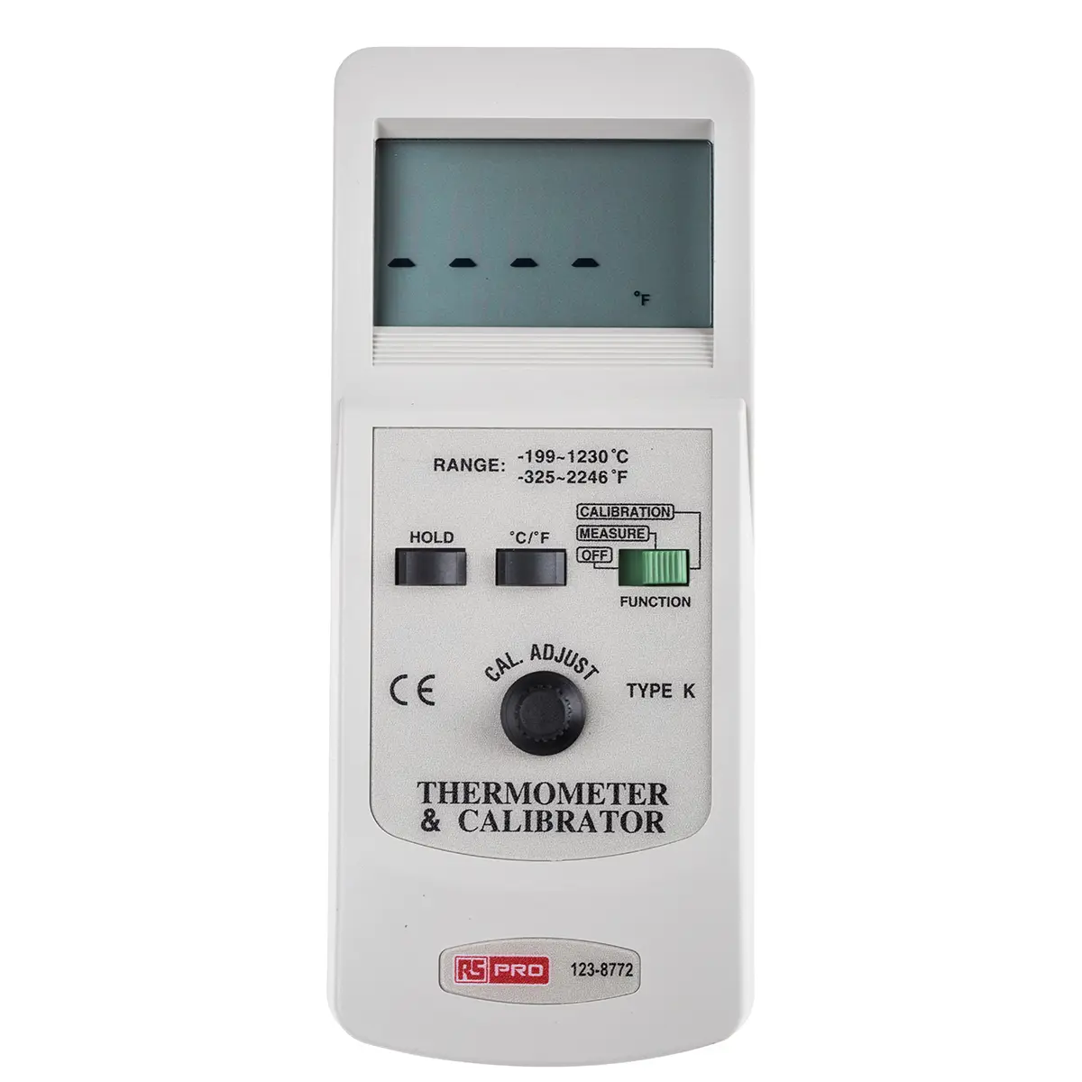 Produktfoto 1 von RS PRO Temperaturkalibrator, Thermoelement-Eichgerät Typ K, ±2°C, Fahrenheit, Celsius