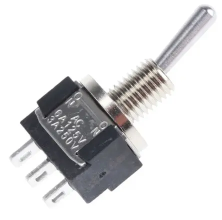 Produktfoto 1 von KNITTER-SWITCH Panel Kippschalter 1-poliger Umschalter, Ein-Ein, 30 V dc, 250 V ac, 4A, IP67, Lot