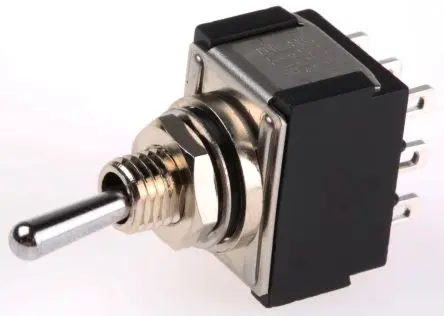 Produktfoto 1 von KNITTER-SWITCH Panel Kippschalter 3-poliger Wechsler, Ein-Ein, 30 V dc, 250 V ac, 4A, IP67, Lot