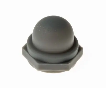 Produktfoto 1 von KNITTER-SWITCH Grau Drucktastenmanschette für Miniaturdruckschalter
