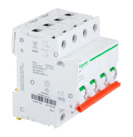 Produktfoto 1 von Schneider Electric SEA Trennschalter 4-polig DIN-Hutschiene 125A Rot IP20 3-phasig