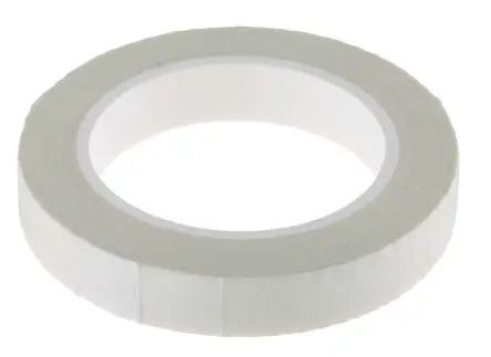 Produktfoto 1 von RS PRO AT4003 Glasfaser Gewebe Isolierband Weiß,  Stärke  0.18 mm x 19mm x 33 m, 0 °C bis 180 °C