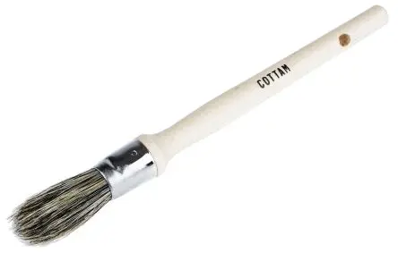 Cottam, Dünn 12 mm Malerpinsel, Rund Pinselgröße 8