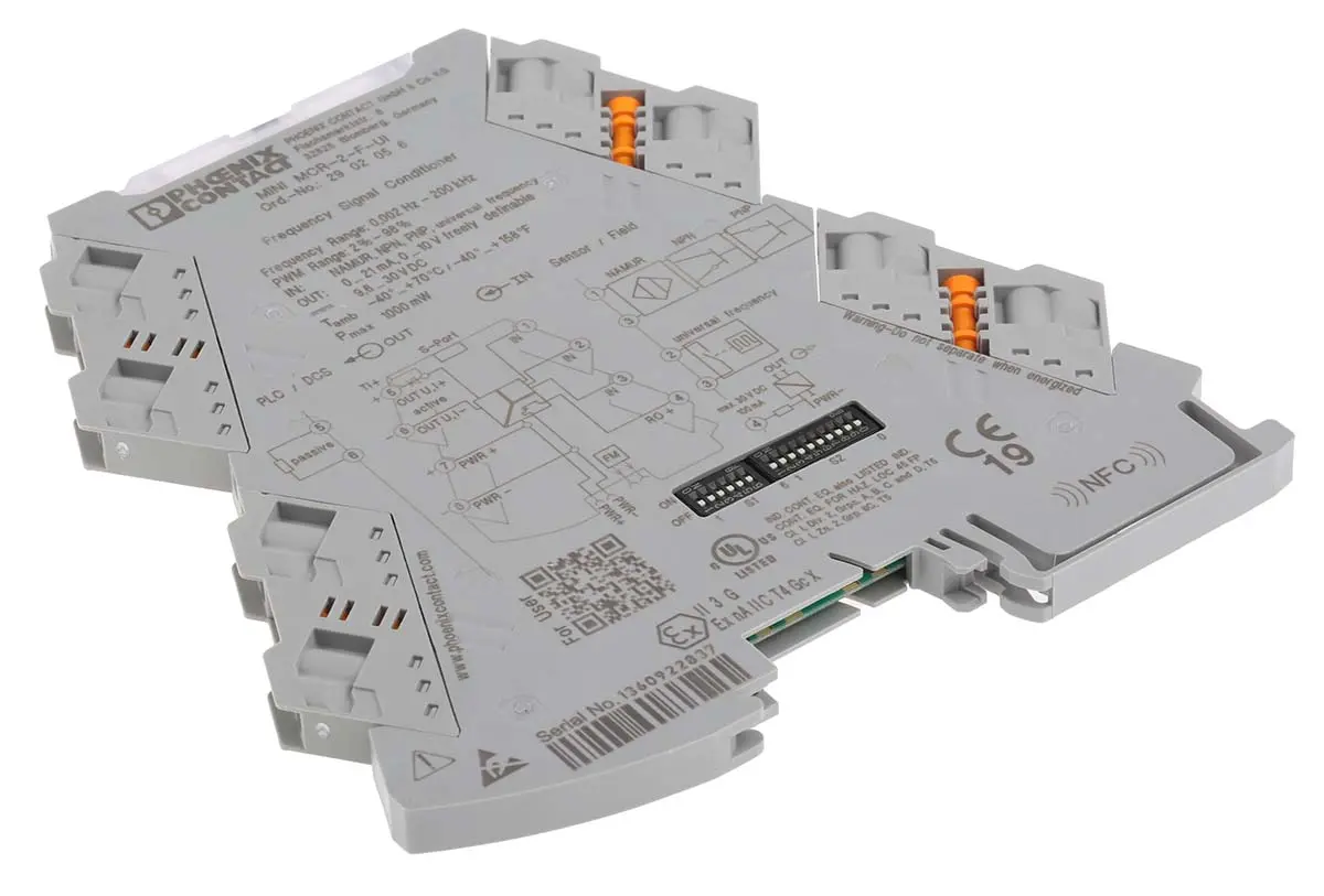 Phoenix Contact Serie MINI MCR Signalwandler 24 V dc, Frequenz 0.002 Hz to 200 kHz, 0.002 Hz to 1000 Hz EIN / Transistor