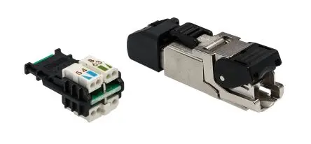 Produktfoto 1 von Molex 130047 Stecker Cat5e, Cat6a RJ45-Steckverbinder, 1-Port 8-polig Abgeschirmt Kabel Gerade