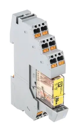 Produktfoto 1 von Phoenix Contact DIN-Hutschiene RIF-1-RPT-LDP-24DC/2X21/FG Interface Relais, Spule 24V dc / 10mA, 2-poliger Umschalter