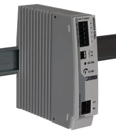 Produktfoto 1 von Phoenix Contact TRIO POWER DIN-Schienen Netzteil Geschalteter Modus 264 V ac, 275V dc AC / 5 A 12V dc DC 60 W