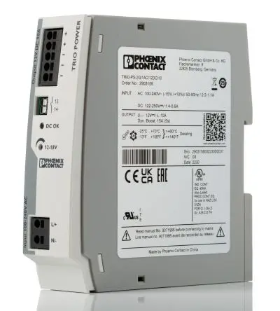 Produktfoto 1 von Phoenix Contact TRIO POWER DIN-Schienen Netzteil Geschalteter Modus 275 V dc, 264V ac Wechselstrom/Gleichstrom / 10 A