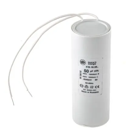 Ducati Energia 4.16.10 P0 Folienkondensator 450V ac 50 μF ±5 %, Steckmontage