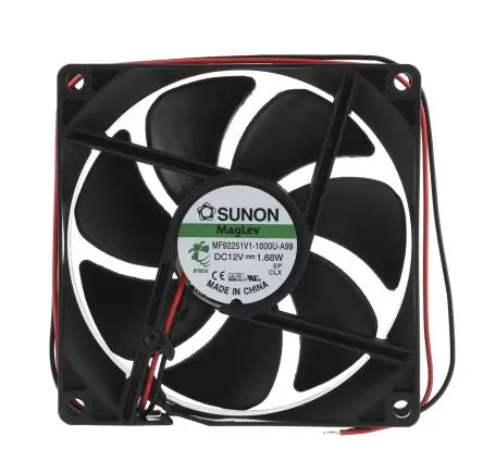 Produktfoto 1 von Sunon M Axiallüfter, Vapo, 12V dc / 1.68 W 140 mA, 3000 U/min, 87.5 m³/h IP0 92 mm 92mm 25 mm