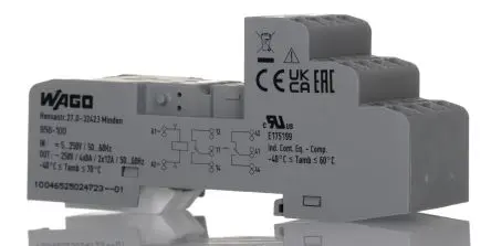 Produktfoto 1 von WAGO Relaissockel zur Verwendung mit Relais 858-100, 14 -Kontakt, DIN-Hutschiene, 250V ac