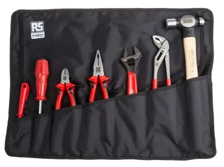 Produktfoto 1 von RS PRO Wartungssatz Werkzeugsatz, Rolle 13-teilig