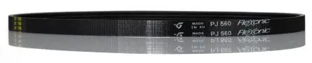 Produktfoto 1 von Hutchinson FleXonic Gummi 560 mm Polyamid Antriebsriemen, J-Profil