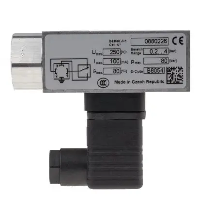 Produktfoto 1 von RS PRO 18D Elektromechanisch Druckschalter, 30V, 0.2 bar → 4 bar