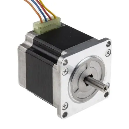 Produktfoto 1 von Sanyo Denki 103H7  Hybrid 1.8° Schrittmotor 24 V / 2 A 0.83Nm 4-adrig, 56 x 56mm Wellen-Ø 6.35mm