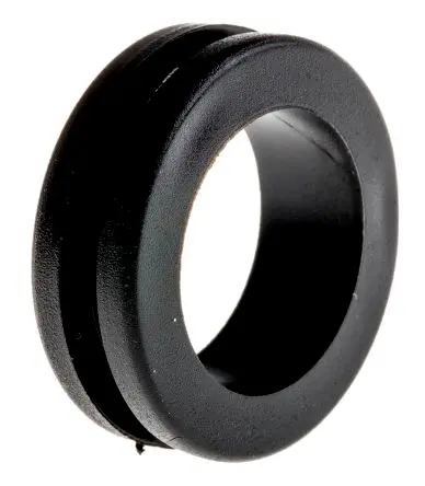 Produktfoto 1 von RS PRO PLIO Kabeltülle 18 mm, Typ Kabeltülle bis Ø 18 mm Loch ø 22 mm Polyvinylchlorid Schwarz -30 °C min. 70 °C max.