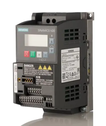 Siemens SINAMICS V20 1-Phasen Frequenzumrichter 0.25 kW 240V 1.7 A 550Hz