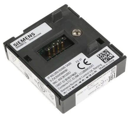 Produktfoto 1 von Siemens 6SL3255 Frequenzumrichter-Zubehör Web-Server-Modul mit Smart Access, für Sinamics V20