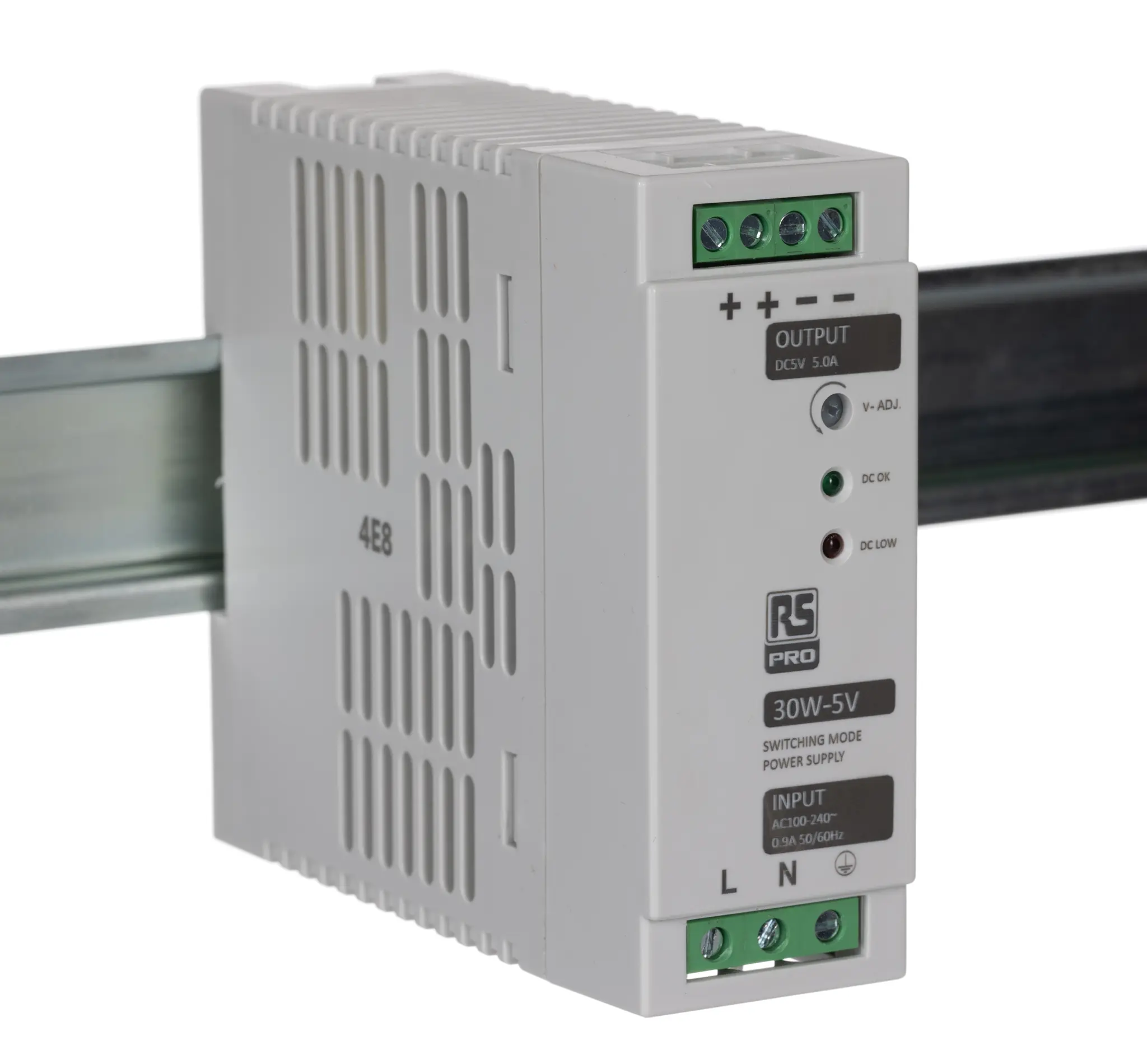 Produktfoto 1 von RS PRO DIN-Schienen Netzteil Getaktet 5V dc / 5A 30W 230V ac