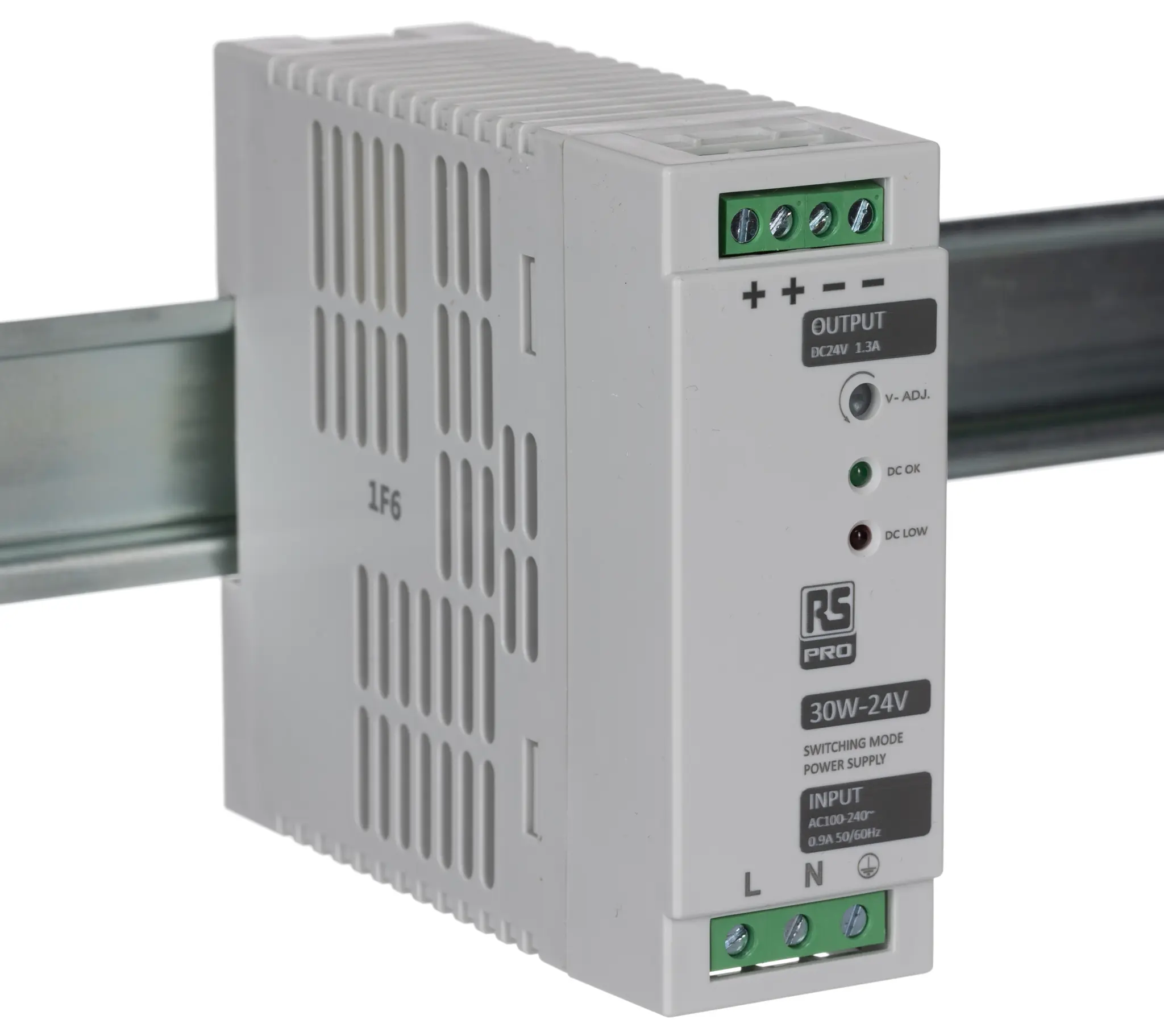 Produktfoto 1 von RS PRO DIN-Schienen Netzteil Getaktet 24V dc / 1.3A 30W 230V ac