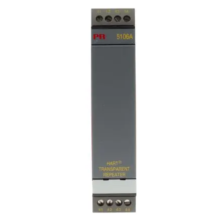 Produktfoto 1 von PR Electronics Serie 5106A Transparenter Speisetrenner 21.6 V ac, 253 V ac, 19.2V dc, 300 V dc, Strom 4 → 20 mA EIN /