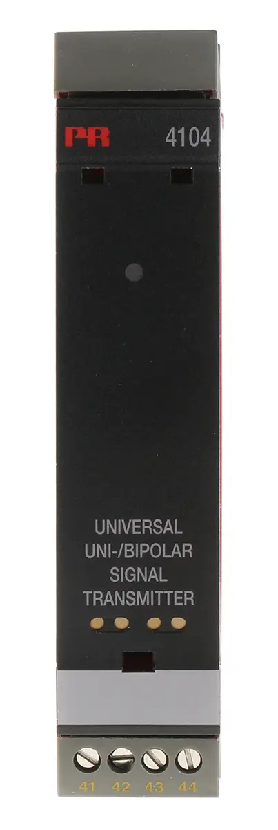 Produktfoto 1 von PR Electronics Serie 4 Signalwandler 21.6 to 253 V ac, 19.2 to 300 V dc, Strom/Spannung 0 to 100 mA EIN / Strom/Spannung