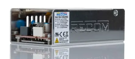 Produktfoto 1 von Recom RAC150-G Schaltnetzteil 1 12V dc 150 W, Panel 264V ac
