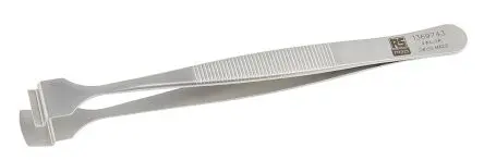 Produktfoto 1 von RS PRO Edelstahl Pinzette, 125mm, Spitze Wafer Antimagnetisch 1-teilig