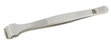 Produktfoto 1 von RS PRO Edelstahl Pinzette, 130mm, Spitze Wafer Antimagnetisch 1-teilig