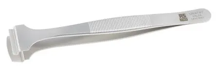 Produktfoto 1 von RS PRO Edelstahl Pinzette, 130mm, Spitze Wafer Antimagnetisch 1-teilig