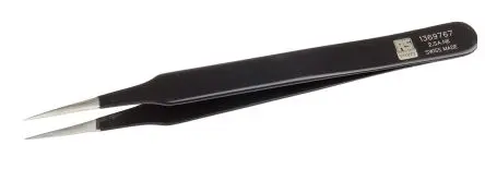 Produktfoto 1 von RS PRO Edelstahl Pinzette, 120mm Antimagnetisch 1-teilig ESD-Sicherheit