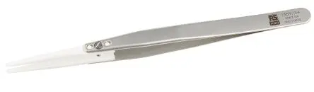 Produktfoto 1 von RS PRO Edelstahl Pinzette, 140mm Antimagnetisch 1-teilig