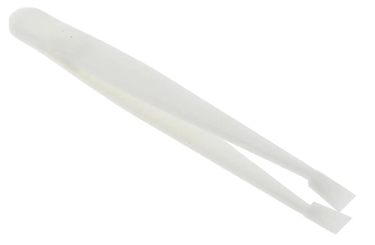 Produktfoto 1 von RS PRO 710.DG Delrin Pinzette, 115 mm, Spitze Flach Antimagnetisch