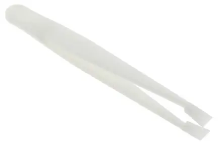 Produktfoto 1 von RS PRO Kunststoff Pinzette, 115mm, Spitze Flach Antimagnetisch 1-teilig