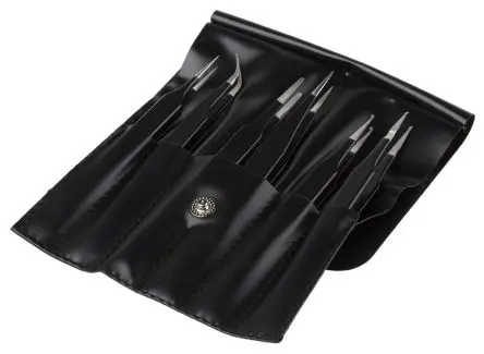 Produktfoto 1 von RS PRO Edelstahl Pinzettensatz Antimagnetisch 6-teilig ESD-Sicherheit